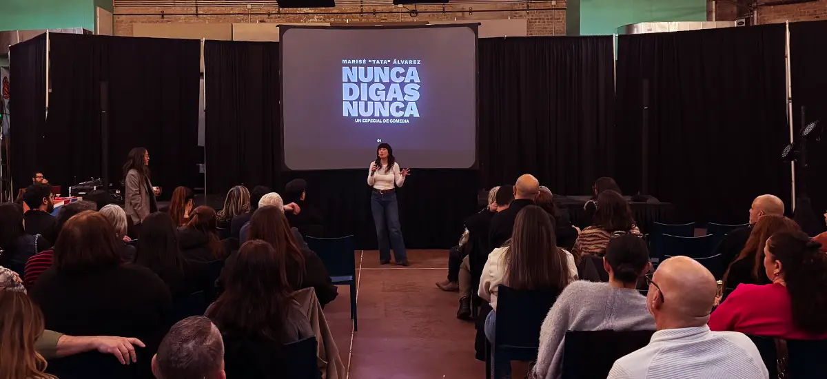 speaking at conference