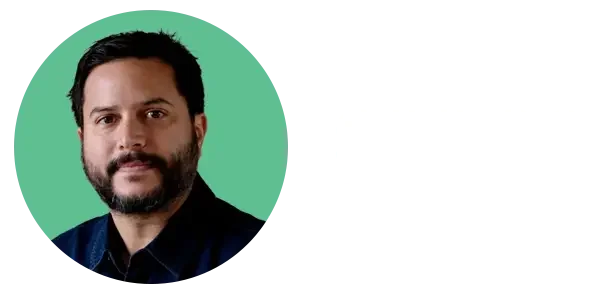 Omar Torres-Kortright headshot and SRBCC logo